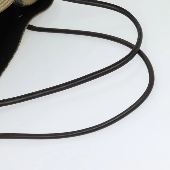 GUCCI Canvas Leather Tote Bag Outlet Beige Gold 257271 Auth 137667 - Picture 8 of 16